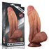 10'' Dual layered Platinum Silicone Cock